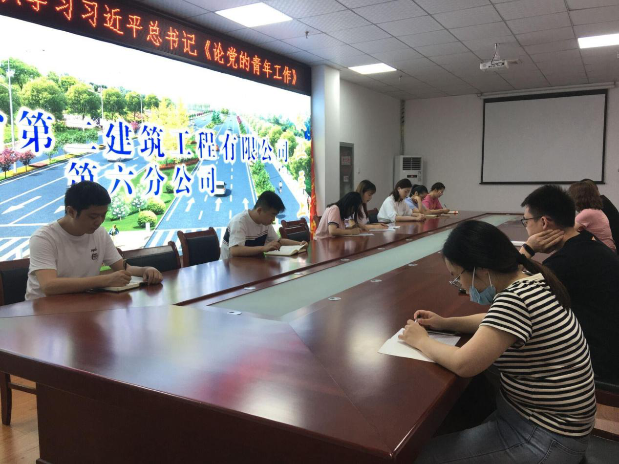 集团各级团组织掀起学习《论党的青年岁情》热潮