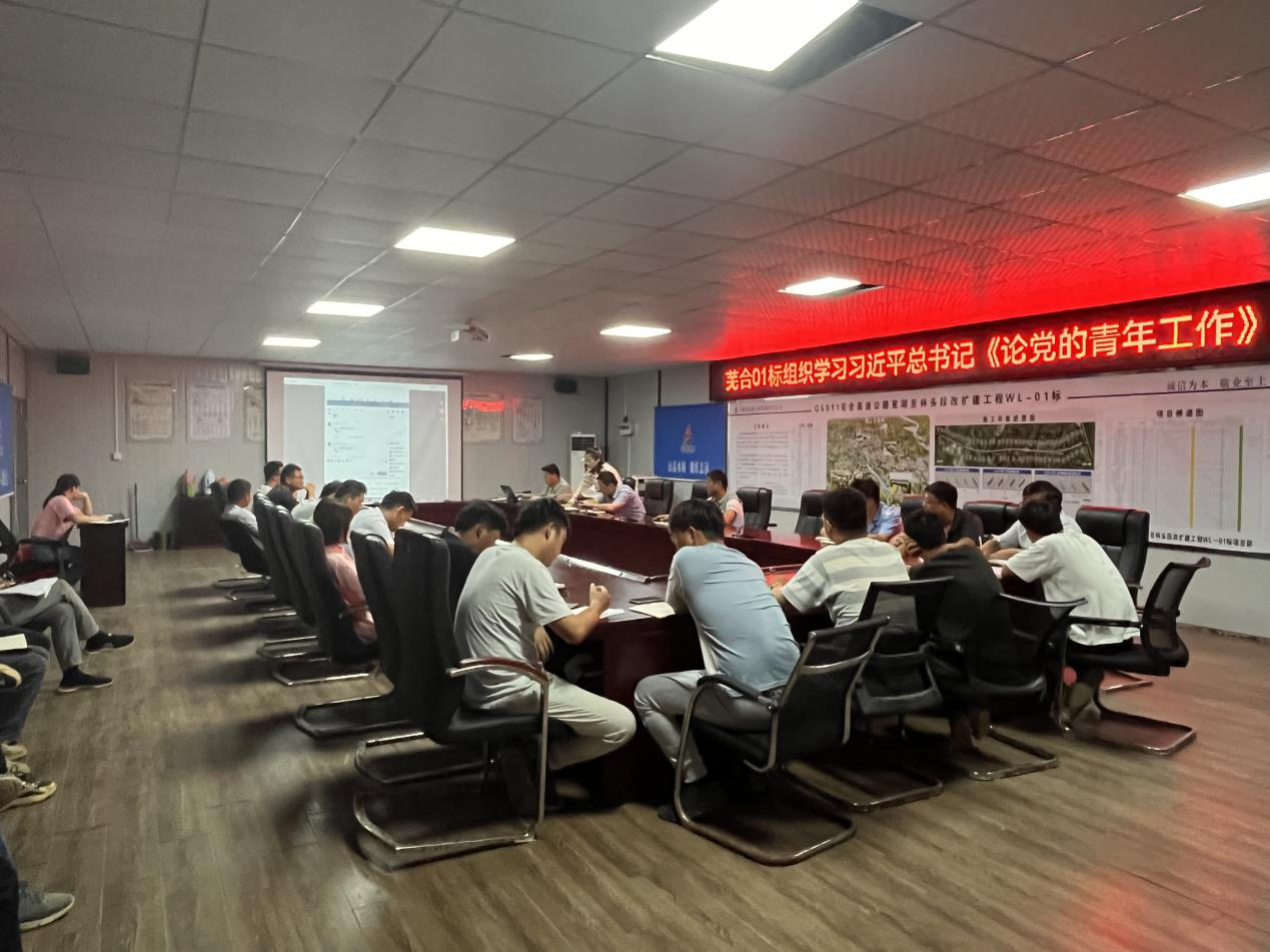 集团各级团组织掀起学习《论党的青年岁情》热潮