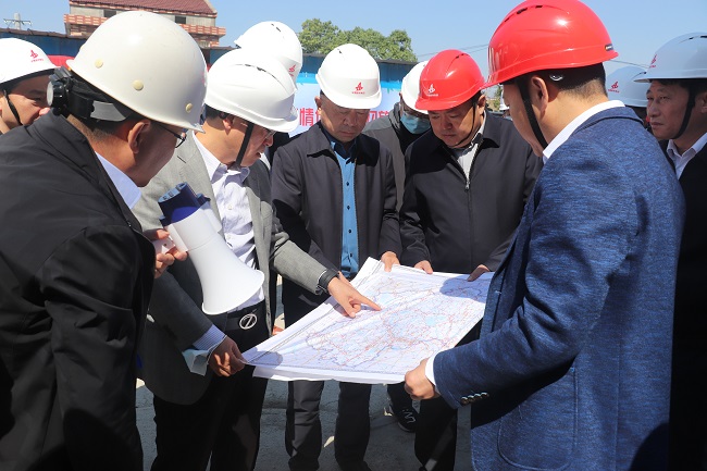 省交通运输厅党组书记、厅长章义一行赴路桥集团G347PPP项目调研指导