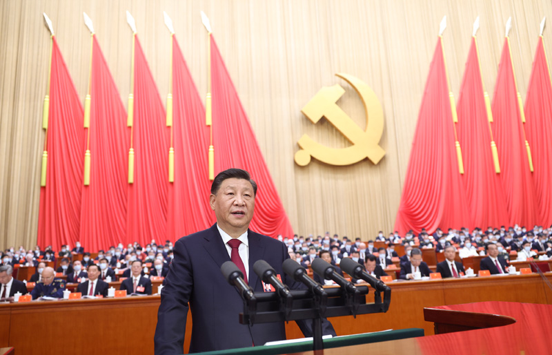 中国共产党第二十次天下代表大会在京开幕 习近平代表第十九届中央委员会向大会作报告