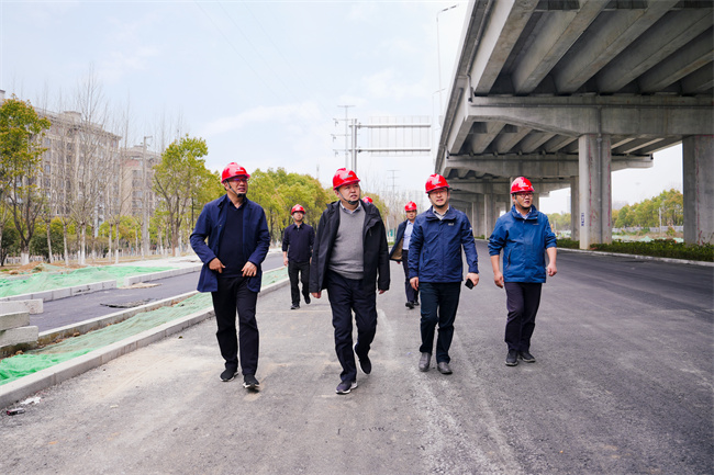 路桥集团党委书记、董事长任杰赴合肥、六安部分在建项目调研指导