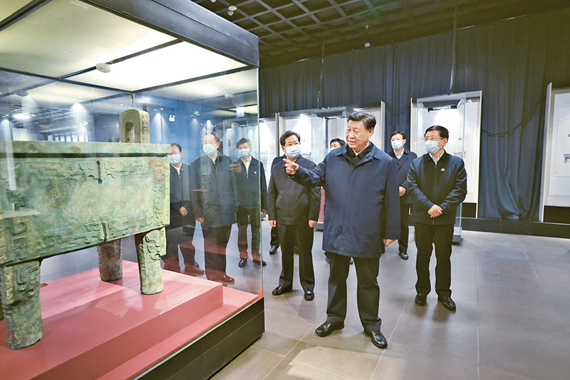 习近平：为实现党的二十大确定的目的使命而团结奋斗
