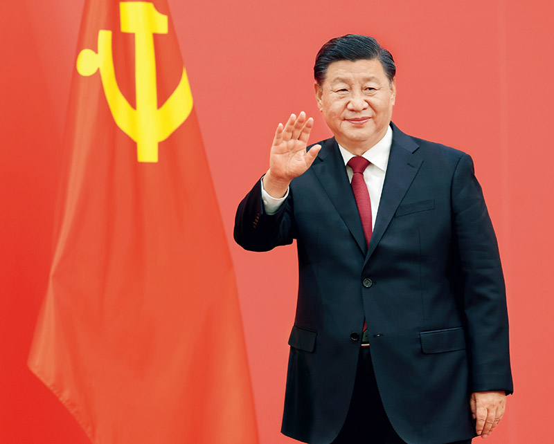 习近平：在二十届中央政治局常委同中外记者晤面时的讲话