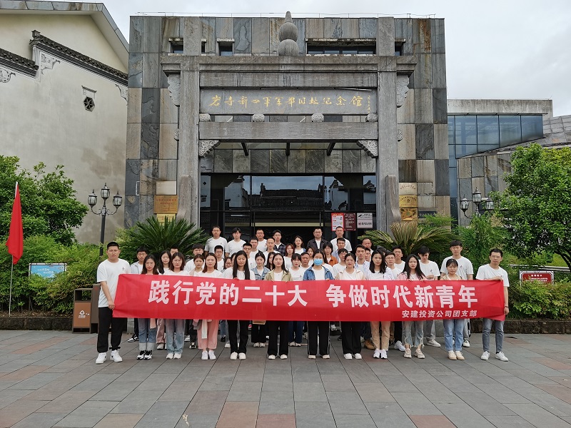 安建投资公司团支部举行党的二十大精神培训