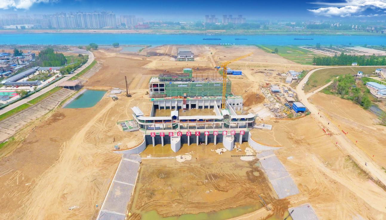 安徽水利蚌埠靓淮河龙子河口综合枢纽安排工程。。。。。365英国上市供图