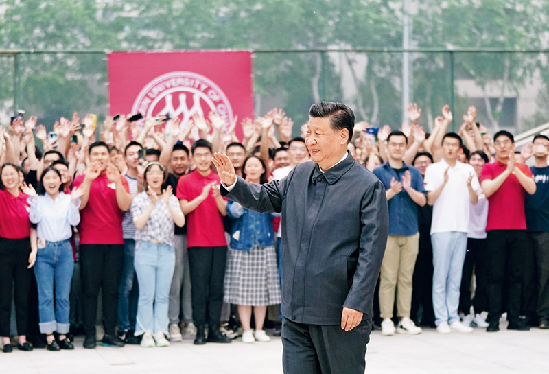 习近平：起劲生长为对党和人民忠诚可靠、堪其时代重任的栋梁之才