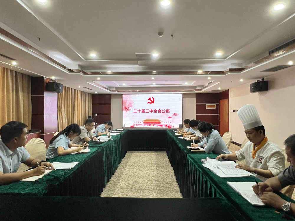 深学细悟笃行丨旅馆公司所属单位深入学习宣传贯彻党的二十届三中全会精神