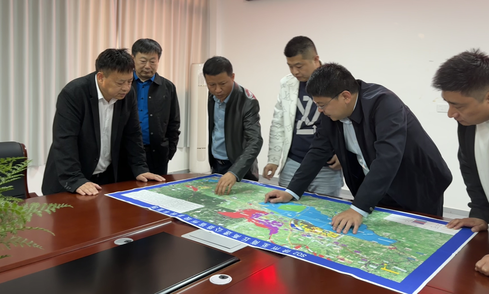 砀山县政协主席武云峰一行赴365英国上市投资S02徐商高速宿州段项目调研