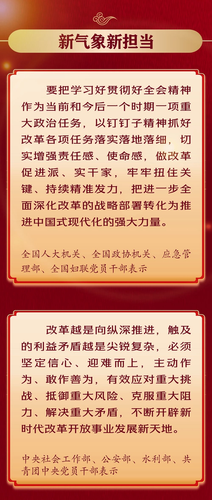 深入学习贯彻党的二十届三中全会精神，，，，，他们这样说