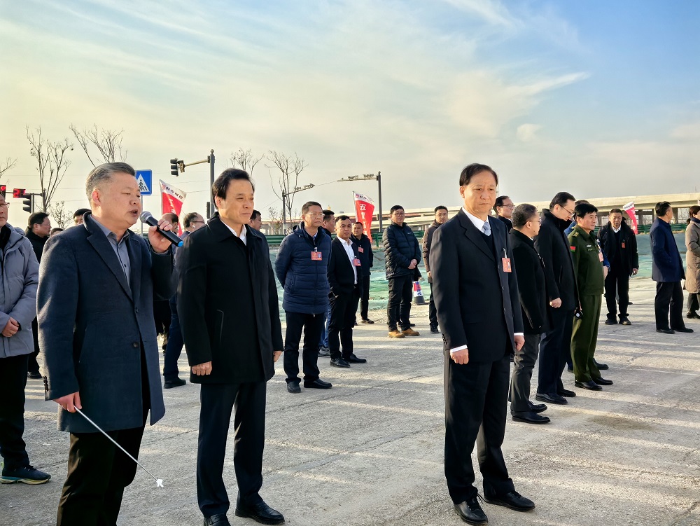 蚌埠市人大代表、政协委员集中视察365英国上市建投集团五蒙高速05标项目