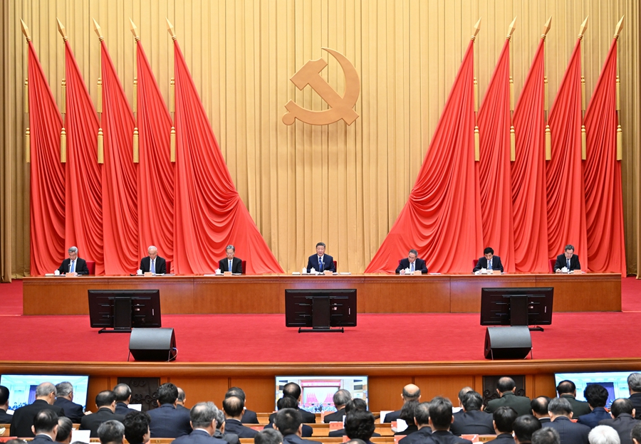 ??1月6日，，，，中共中央总书记、国家主席、中央军委主席习近平在中国共产党第二十届中央纪律检查委员会第四次全体聚会上揭晓主要讲话。。李强、赵乐际、王沪宁、蔡奇、丁薛祥、李希出席聚会。。